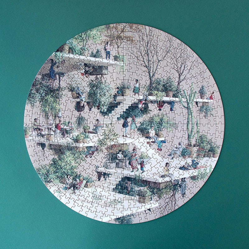 Puzzle redondo de Cinta Vidal